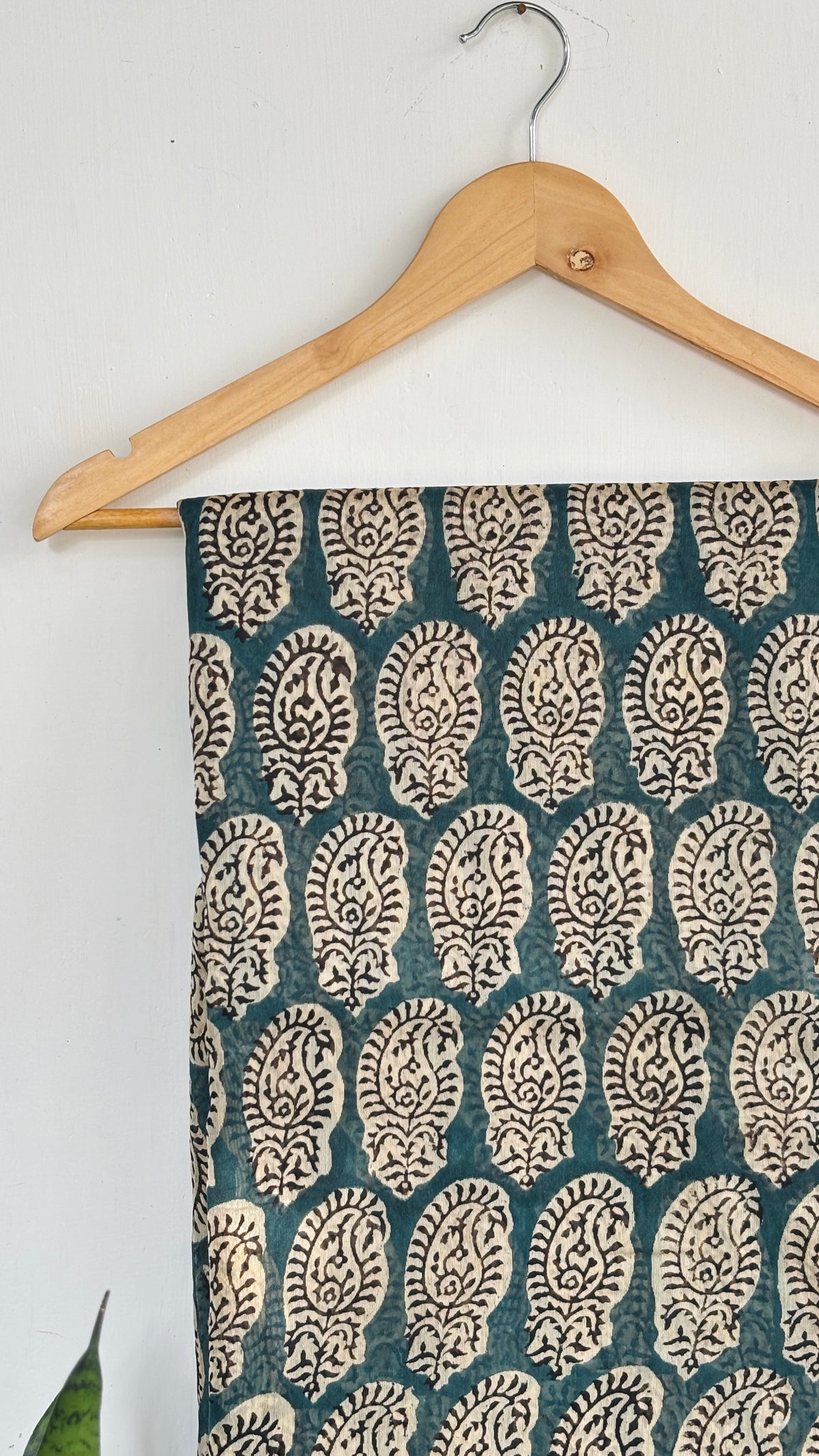 Handblock Printed Chanderi Silk Saree