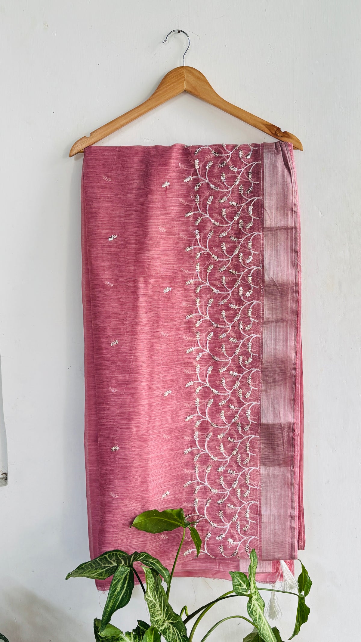 Blush Pink Partywear Saree
